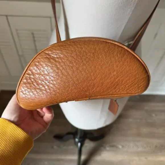 Vintage Coach British Tan Sonoma Leather Fishing Creel Crossbody Bag - Picture 6 of 9